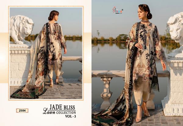 Shree Jade Bliss Lawn Collection vol 3 Cotton Designer  Dupatta Pakistani Suits